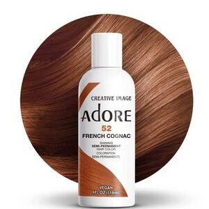 Lot Of 2 Adore French Cognac Semi Permanent Hair Dye 4 Fl Oz Each Vegan